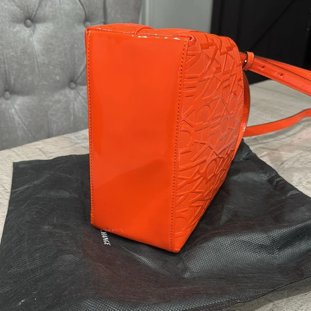 Armani Exchange Vibrant Orange Mini Bag - Picture 6 of 7